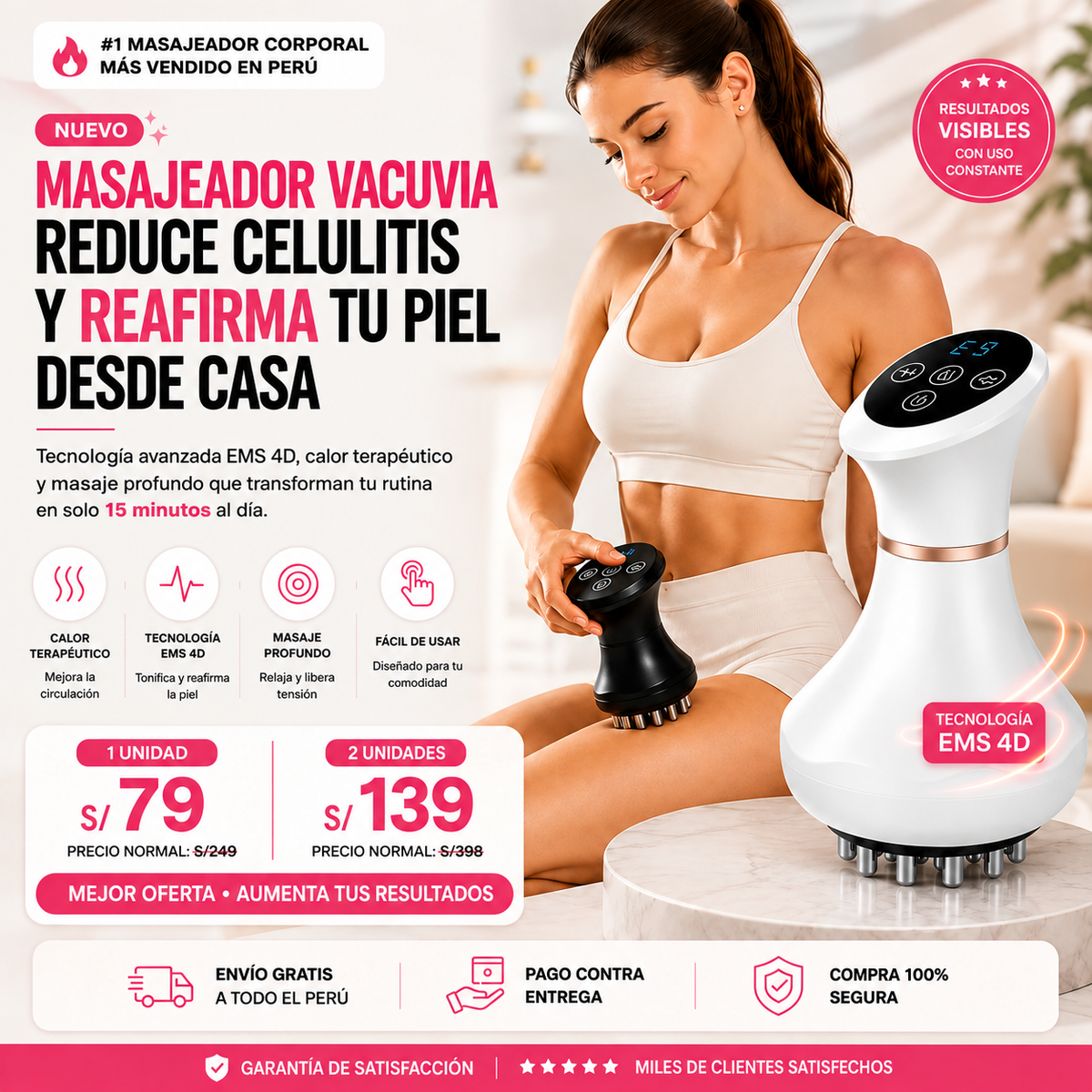 MASAJEADOR DE DRENAFE LINFATICO CORPORAL