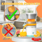 Exprimidor Eléctrico Portátil de Naranja y Frutas