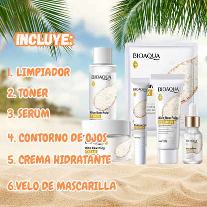 KIT DE ARROZ ACLARANTE BIOAQUA🌾(PACK DE VERANO)