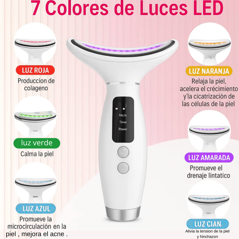 MASAJEADOR FACIAL 7 EN 1 PRO🌸