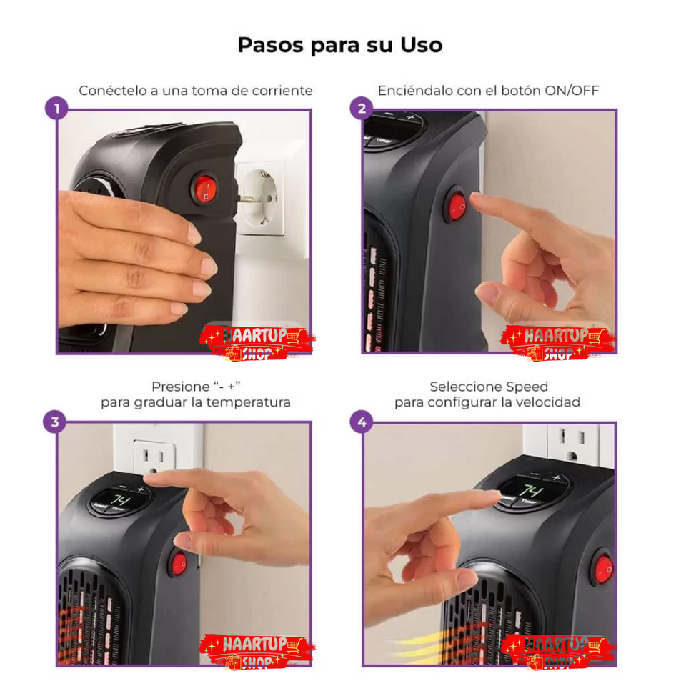 CALEFACTOR PORTÁTIL - ⭐⭐⭐⭐⭐