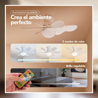 Foco Ventilador Led 360 °
