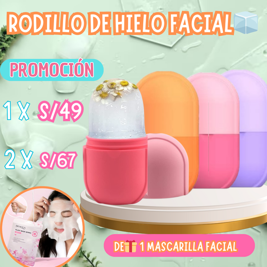 Rodillo de hielo facial❄️ 🧊